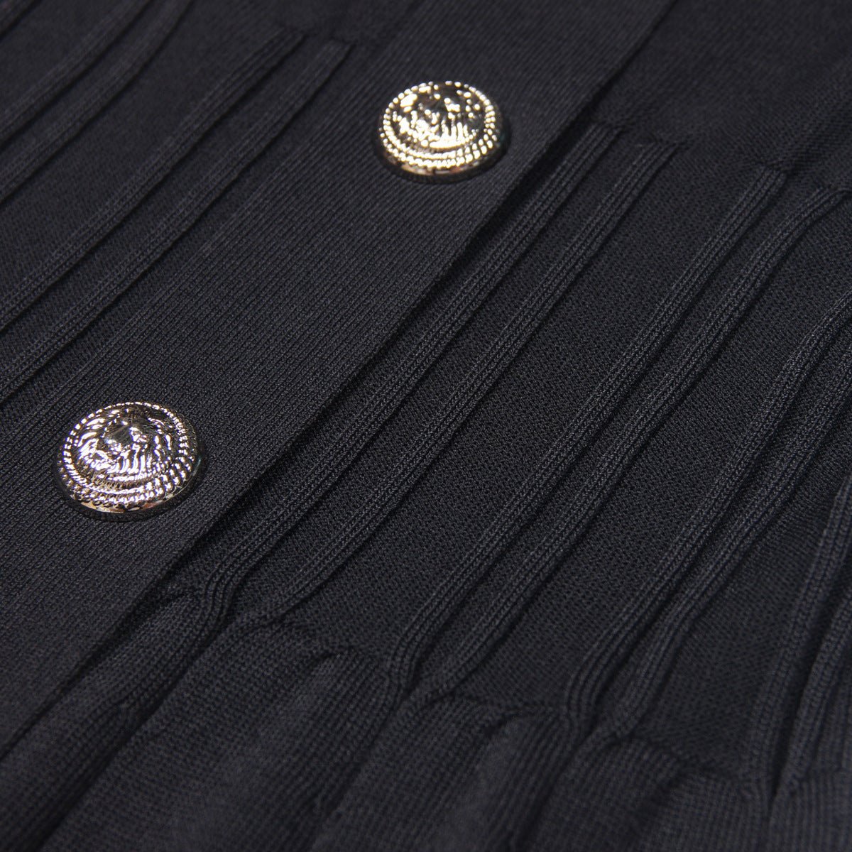 Fashion High Quality Knitted Lapel Slim Fit Slimming A - Line Dress Women